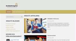 Desktop Screenshot of nordiskaforlaget.se